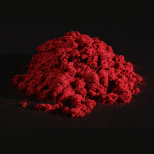Farbflock granatrot